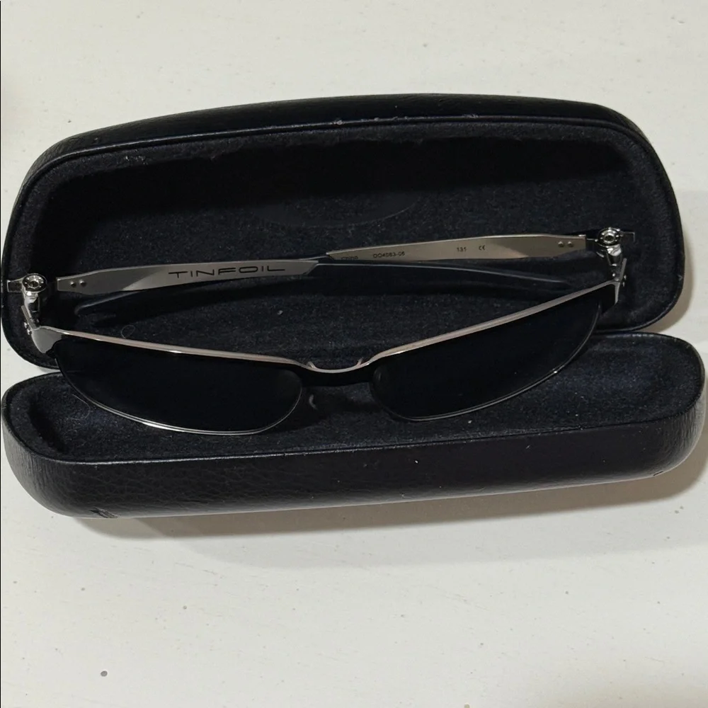 Oakley Tinfoil Sunglasses in Black with Case